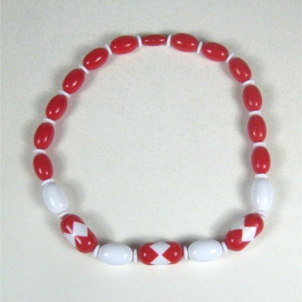 Avon Sunsations Lucite Chunky Beaded Necklace Vintage 1980 Art Deco STYLE 18 in